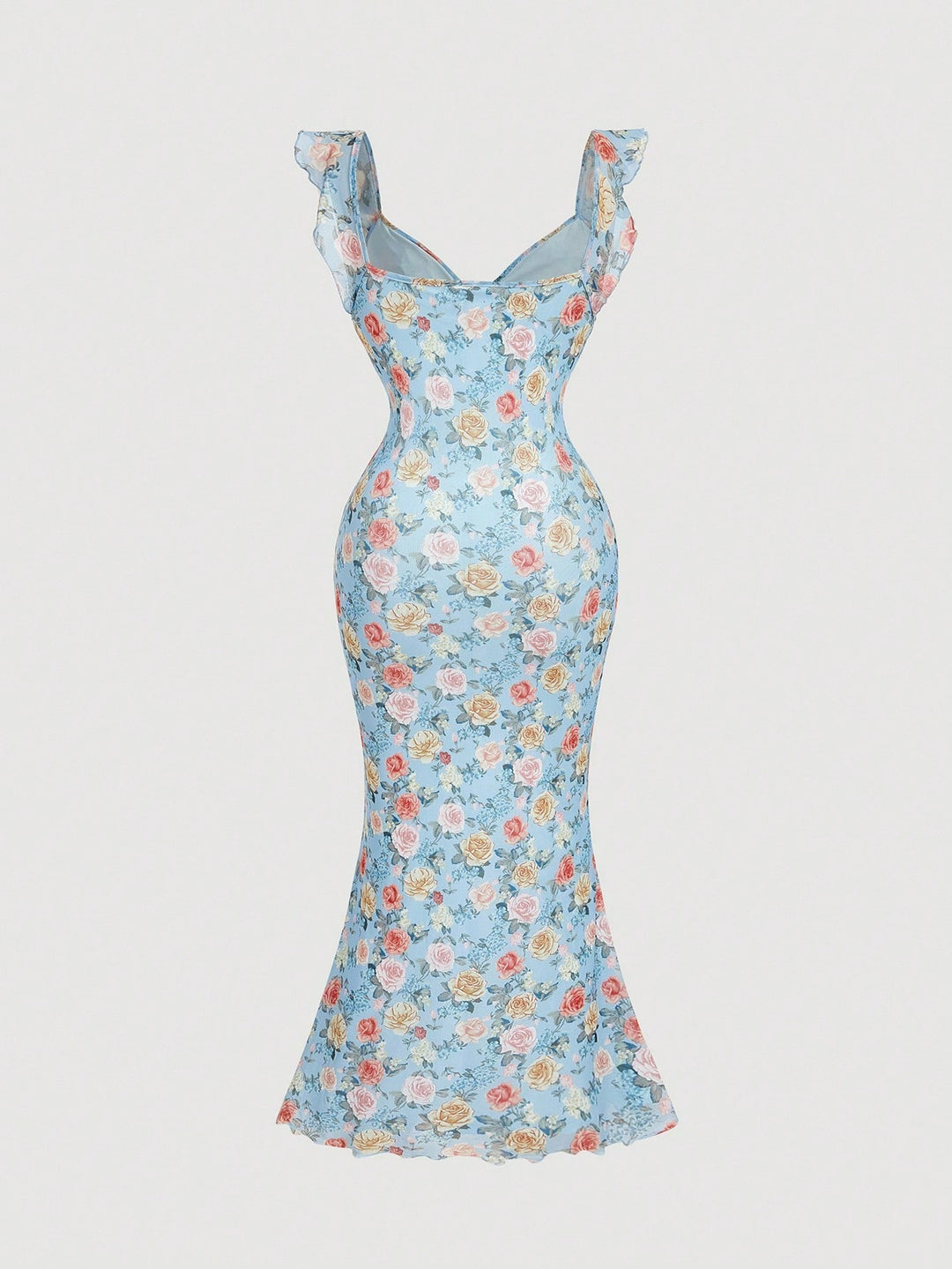 Rochie midi SHEIN, albastru