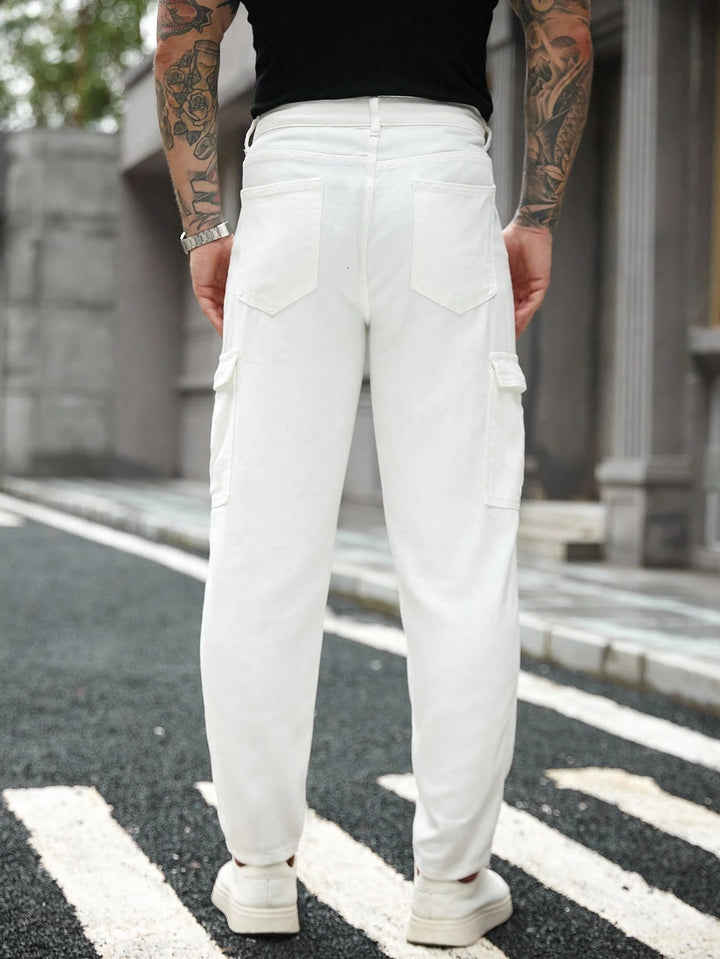 Jeans SHEIN, alb