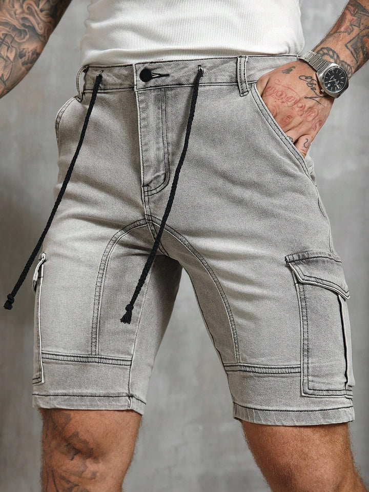 Pantaloni scurți SHEIN, gri