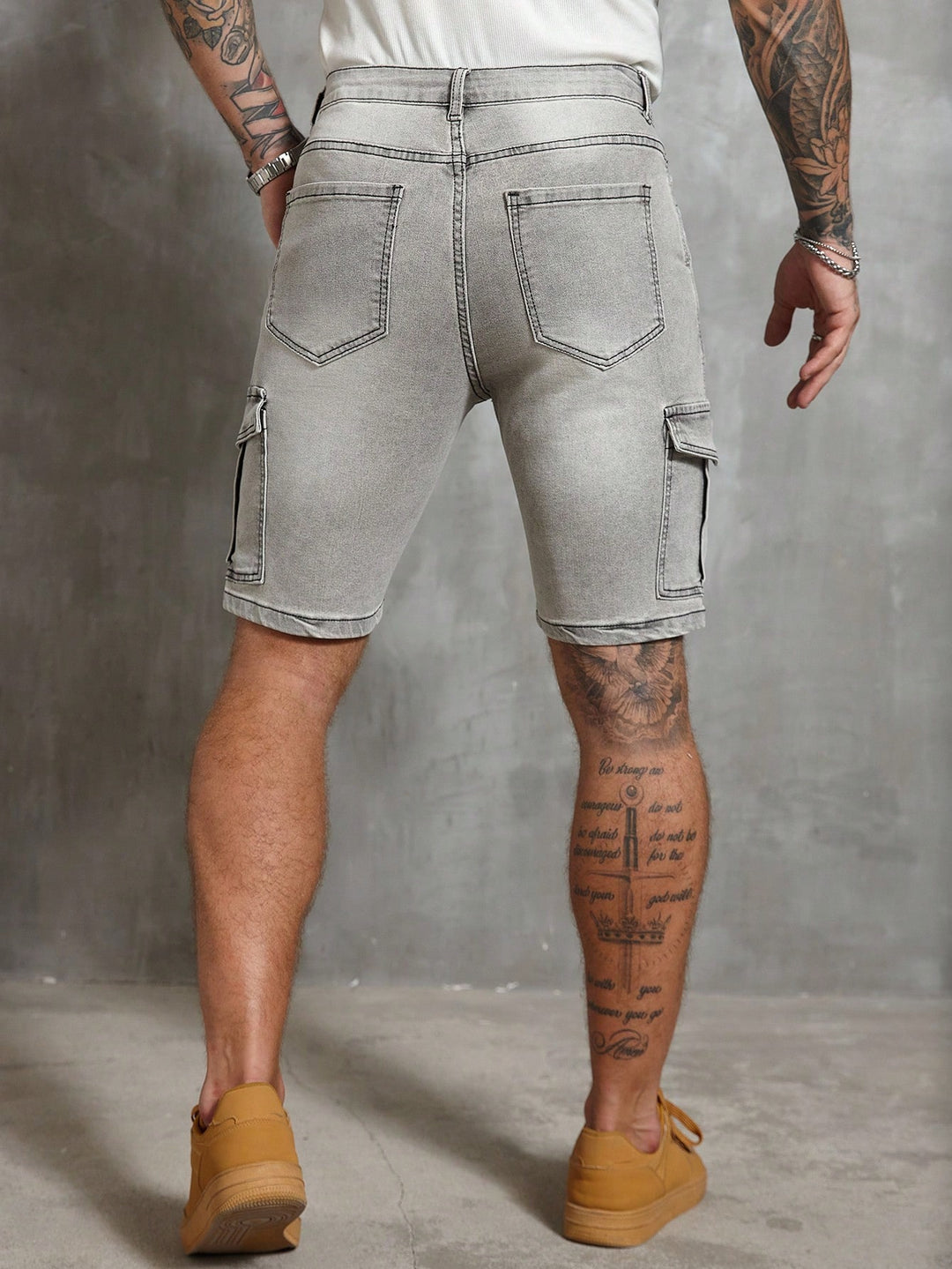 Pantaloni scurți SHEIN, gri