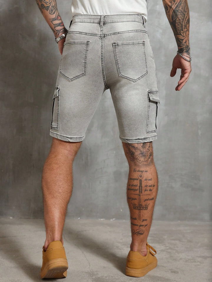 Pantaloni scurți SHEIN, gri
