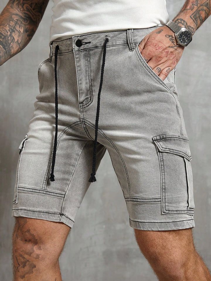 Pantaloni scurți SHEIN, gri