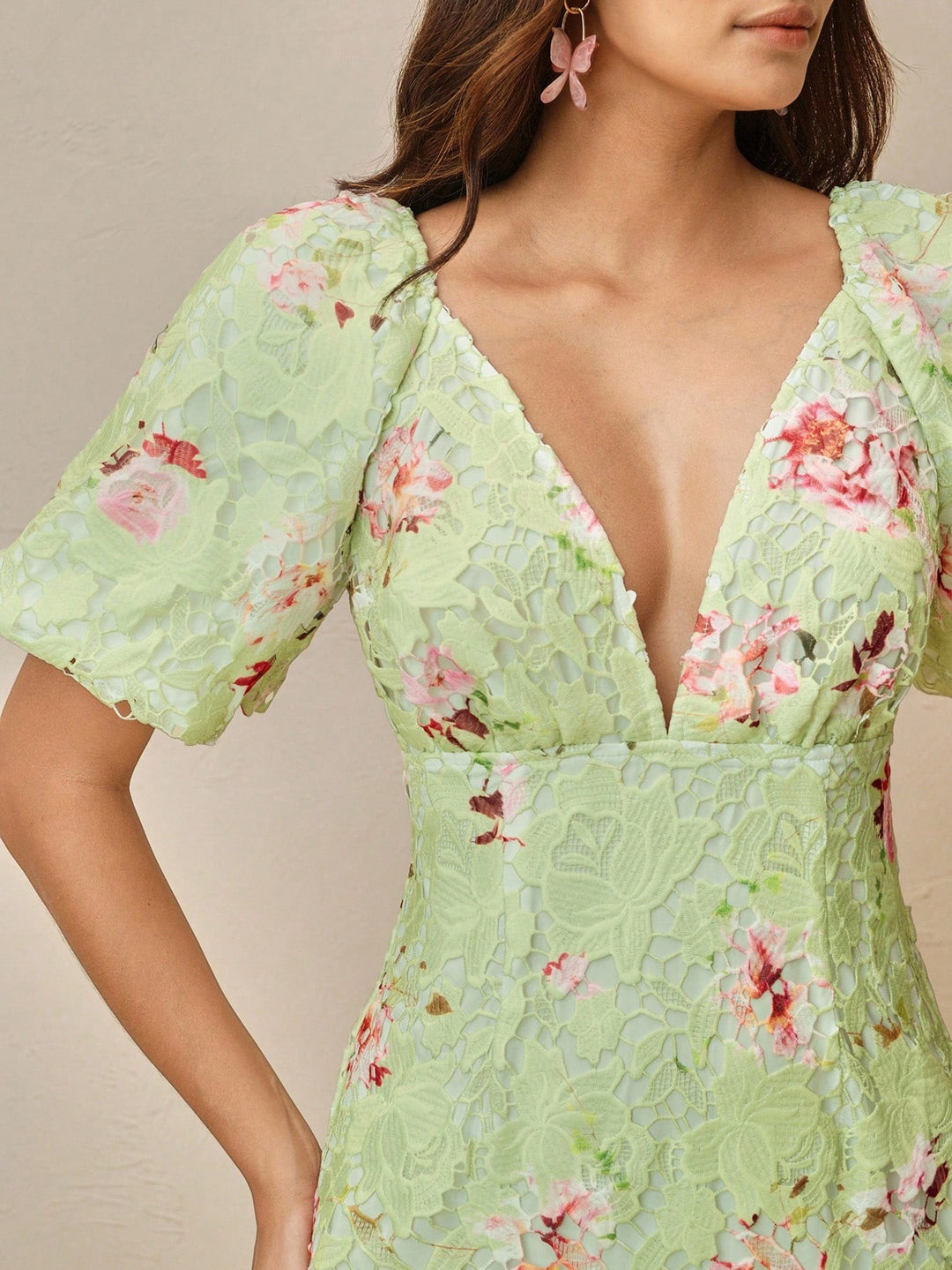 Rochie maxi SHEIN, verde