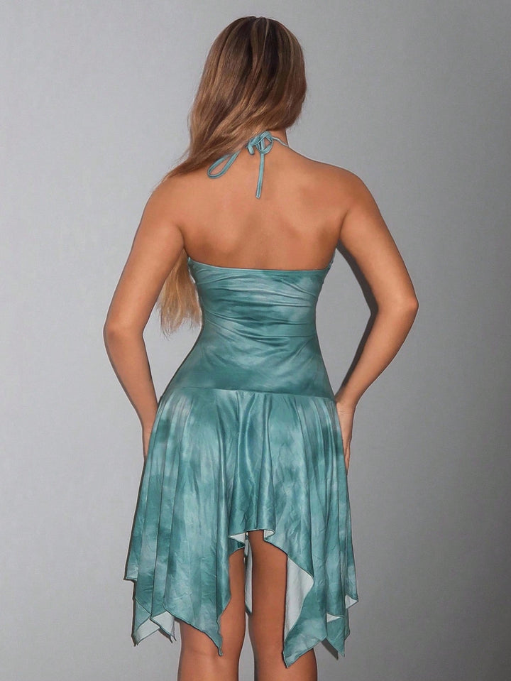 Rochie scurtă SHEIN, albastru