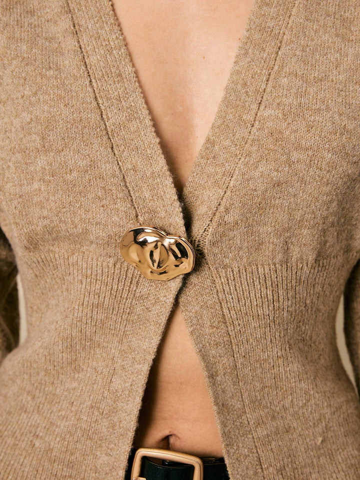 Cardigan SHEIN, kaki