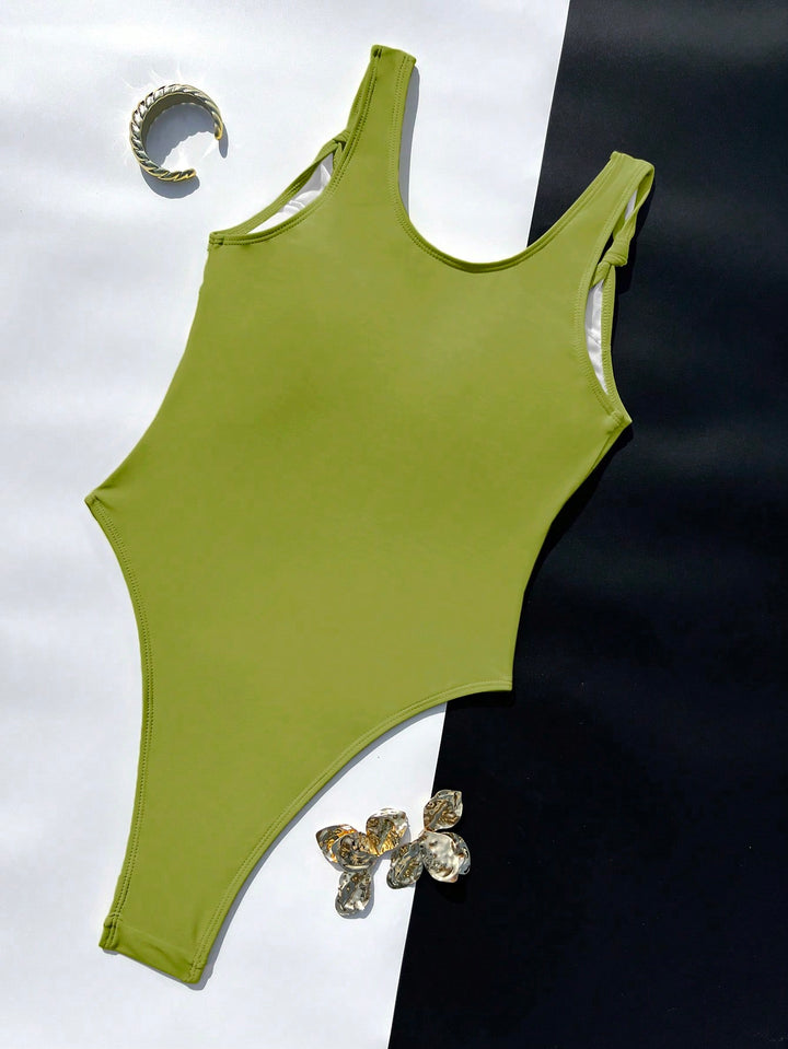 Costum de baie întreg SHEIN, verde