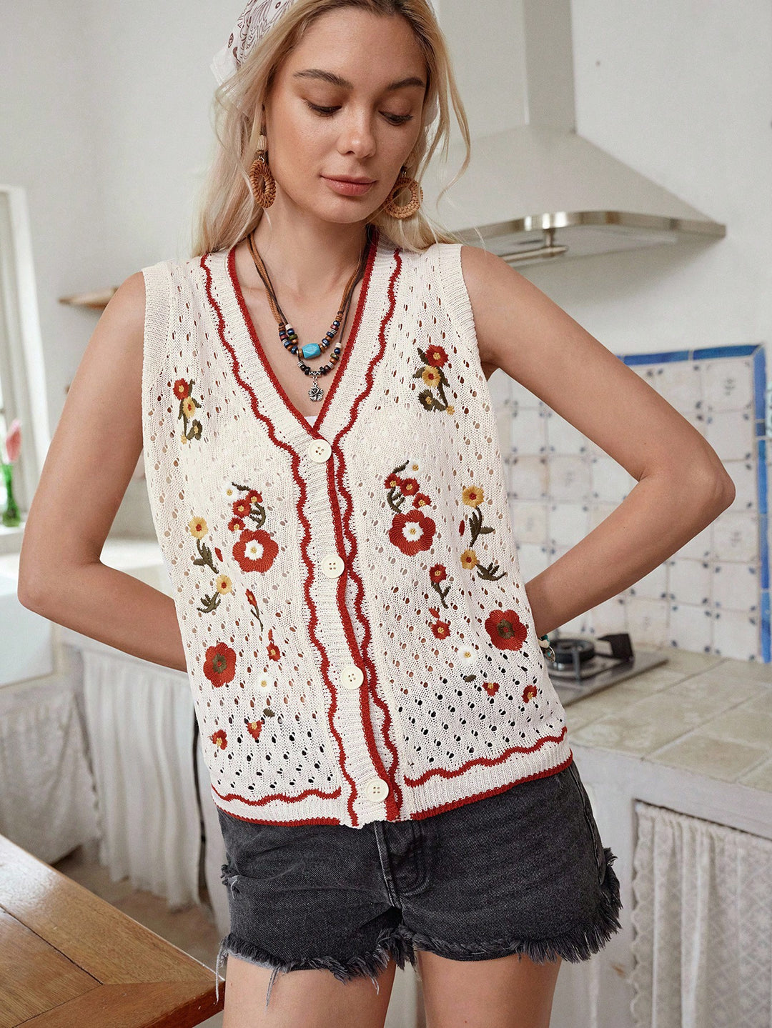 Cardigan SHEIN, bej