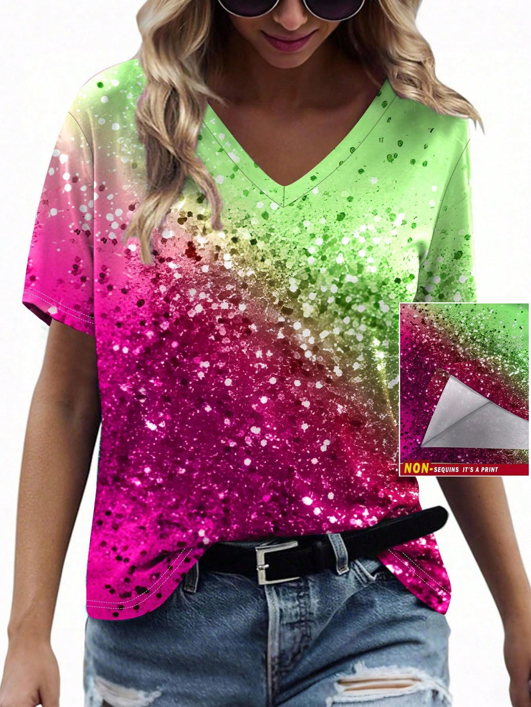 Tricou SHEIN, mix culori