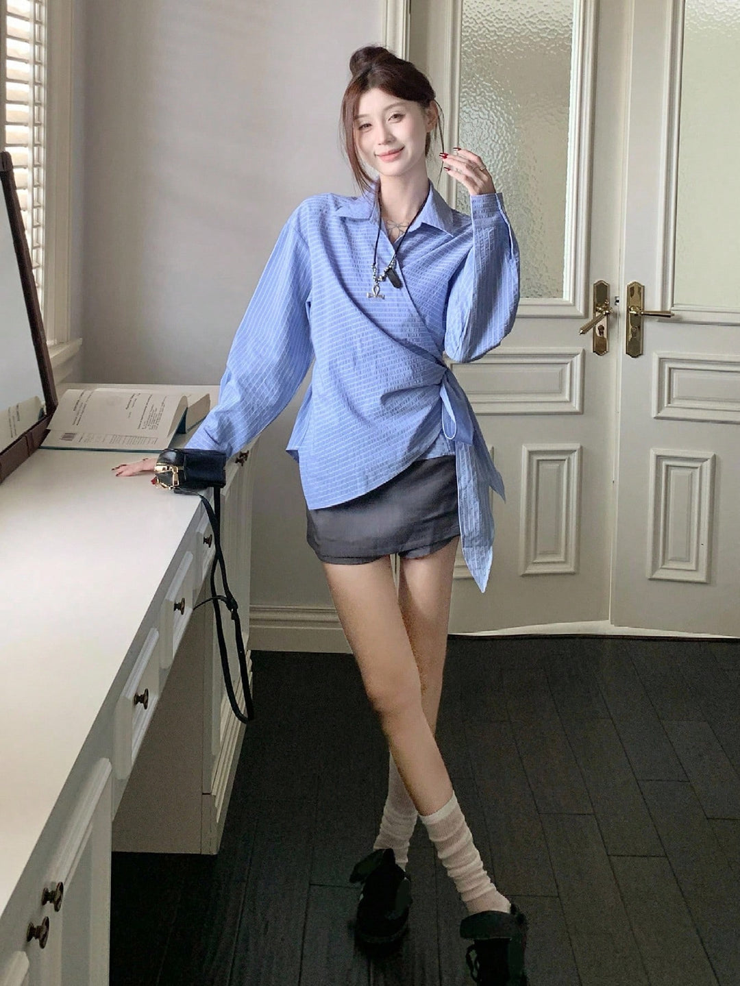Bluza SHEIN, albastru