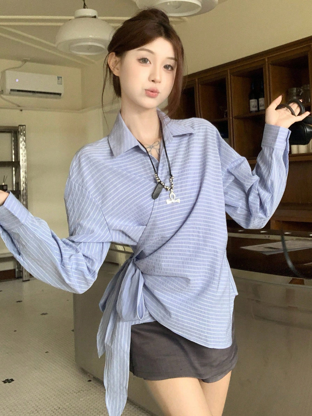 Bluza SHEIN, albastru