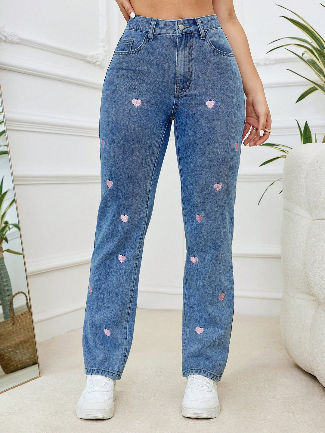 Jeans SHEIN, albastru