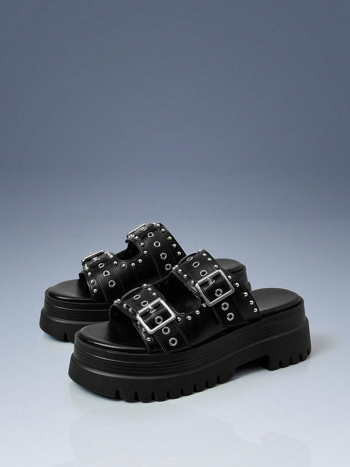 Sandale SHEIN, negru