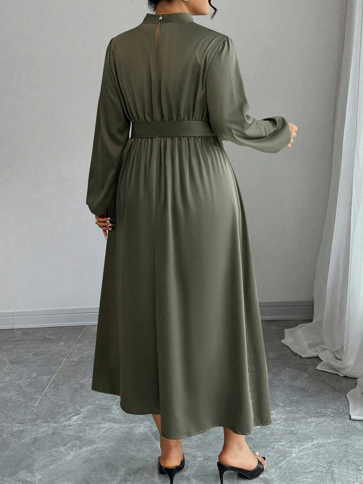 SHEIN midi ruha, zöld