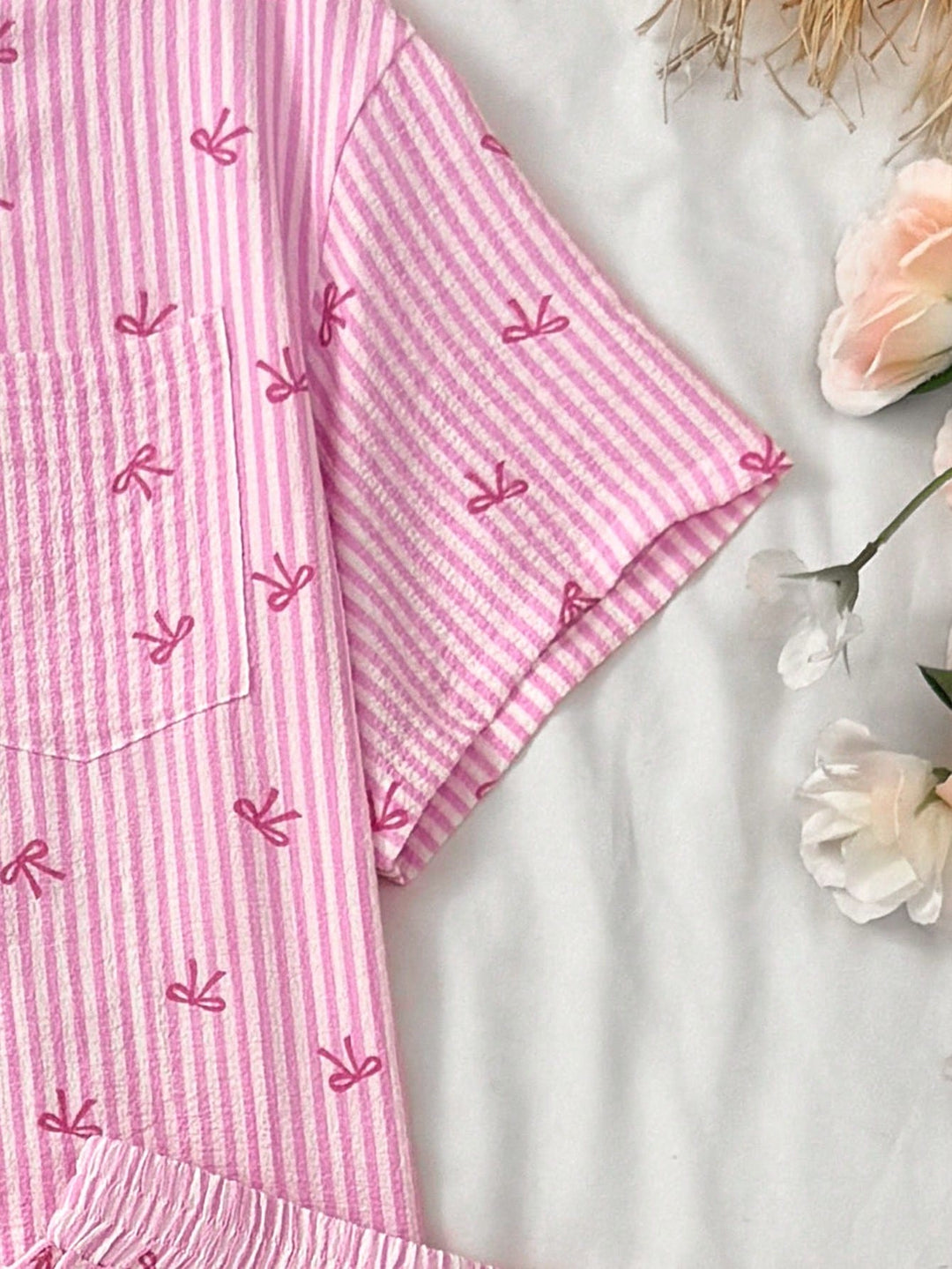 Set pijamale SHEIN, roz