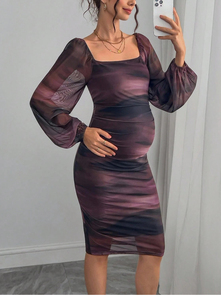 Rochie midi SHEIN, mix culori
