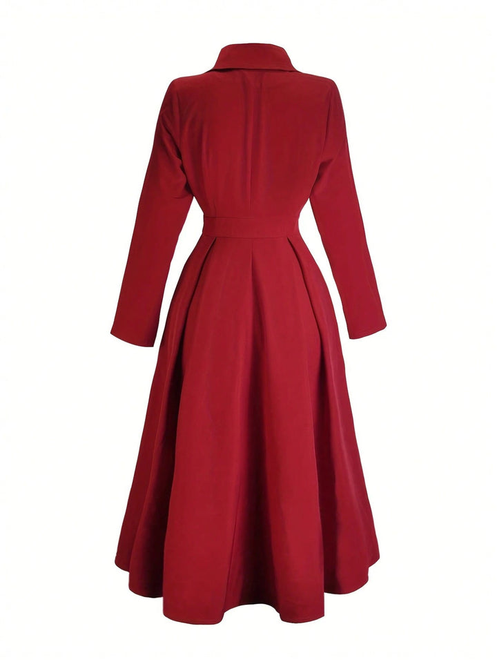 Rochie midi SHEIN, roșu