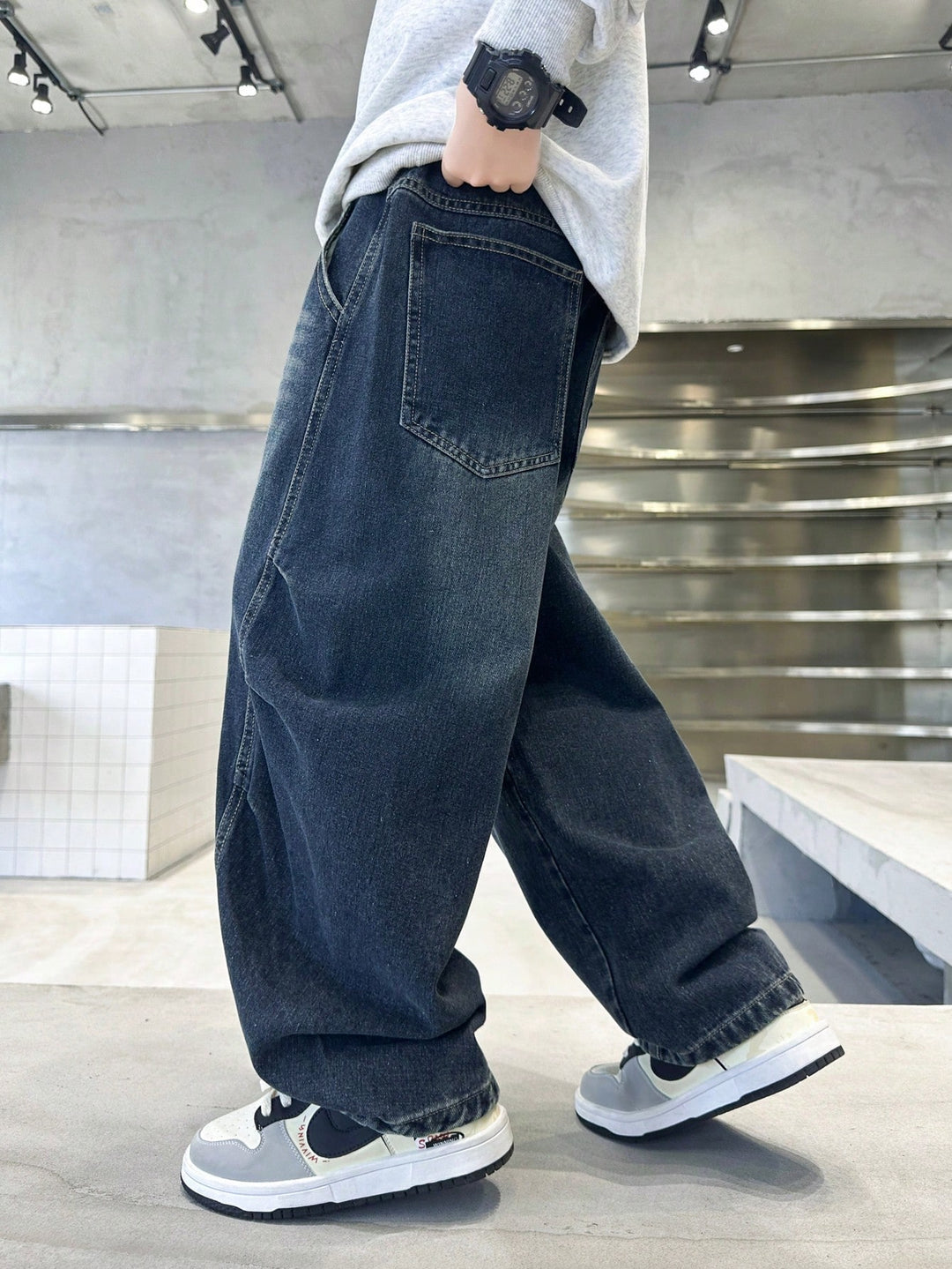 Jeans SHEIN, albastru