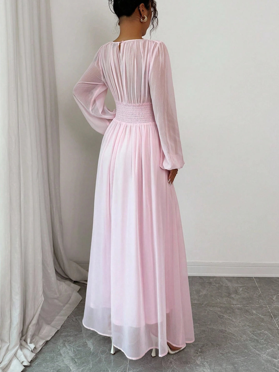Rochie maxi SHEIN, roz