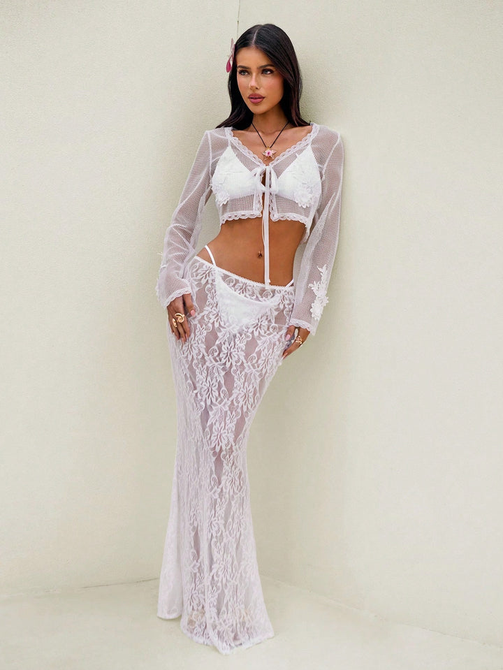 Kimono SHEIN, alb
