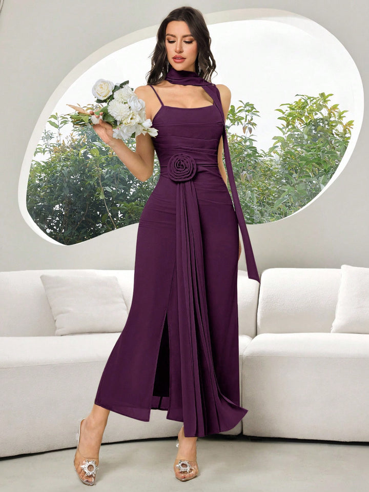 SHEIN maxi ruha, lila