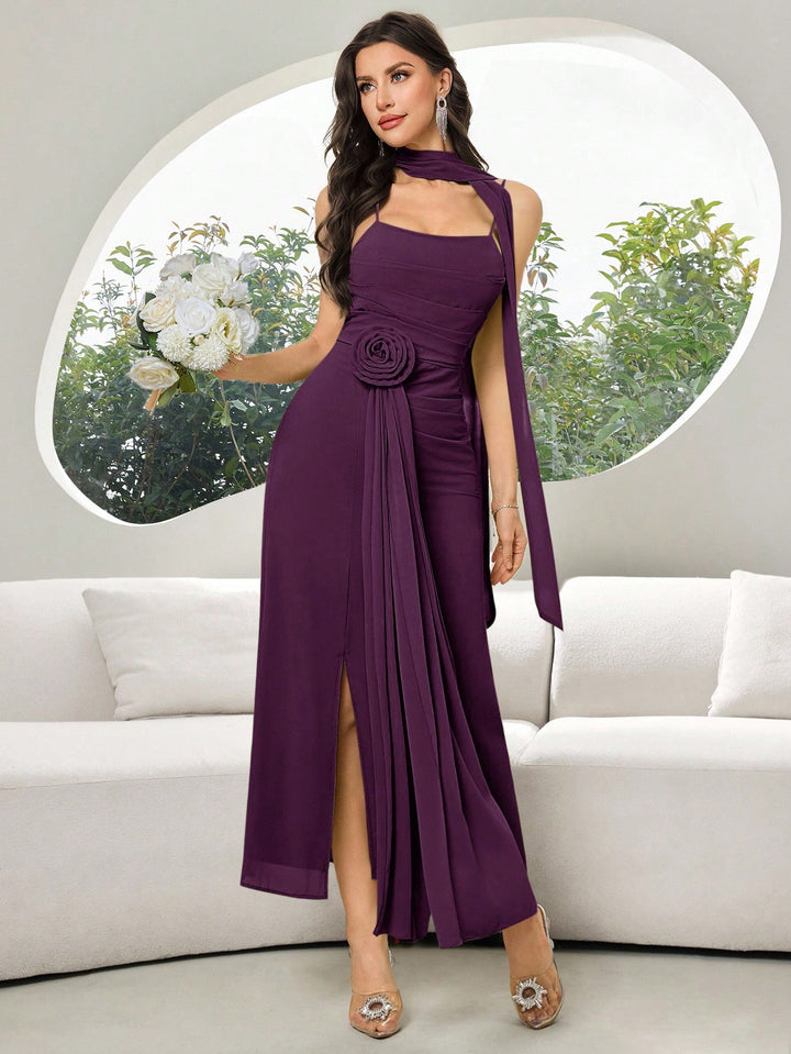 SHEIN maxi ruha, lila