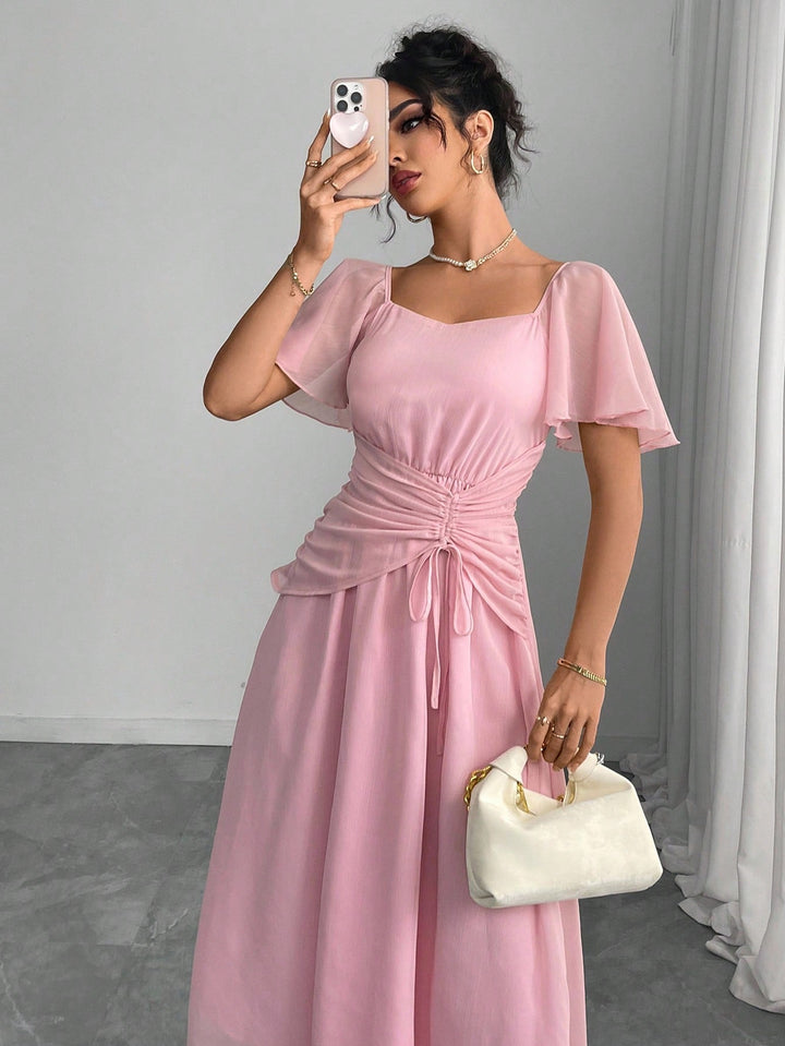 Rochie maxi SHEIN, roz