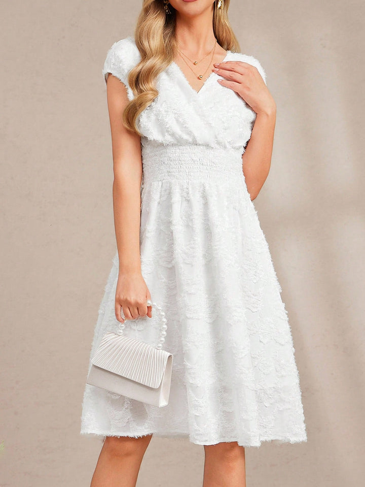 Rochie midi SHEIN, bej