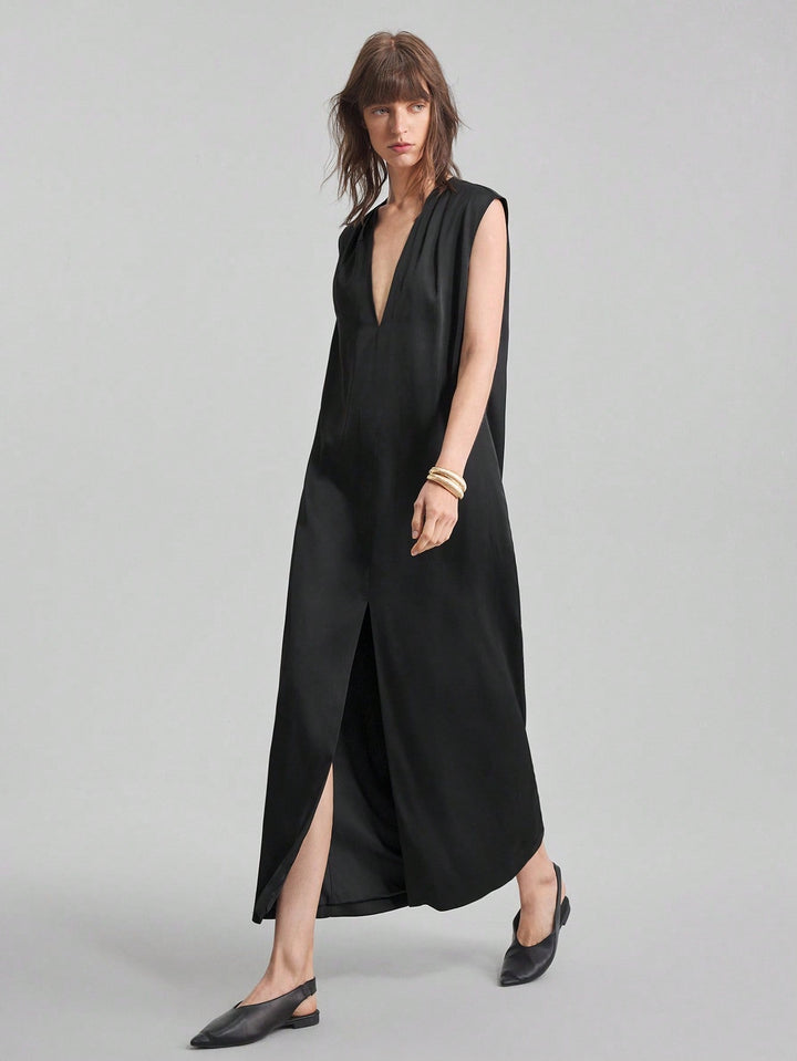 Rochie maxi SHEIN, negru