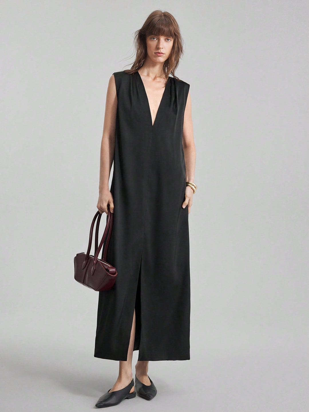 Rochie maxi SHEIN, negru