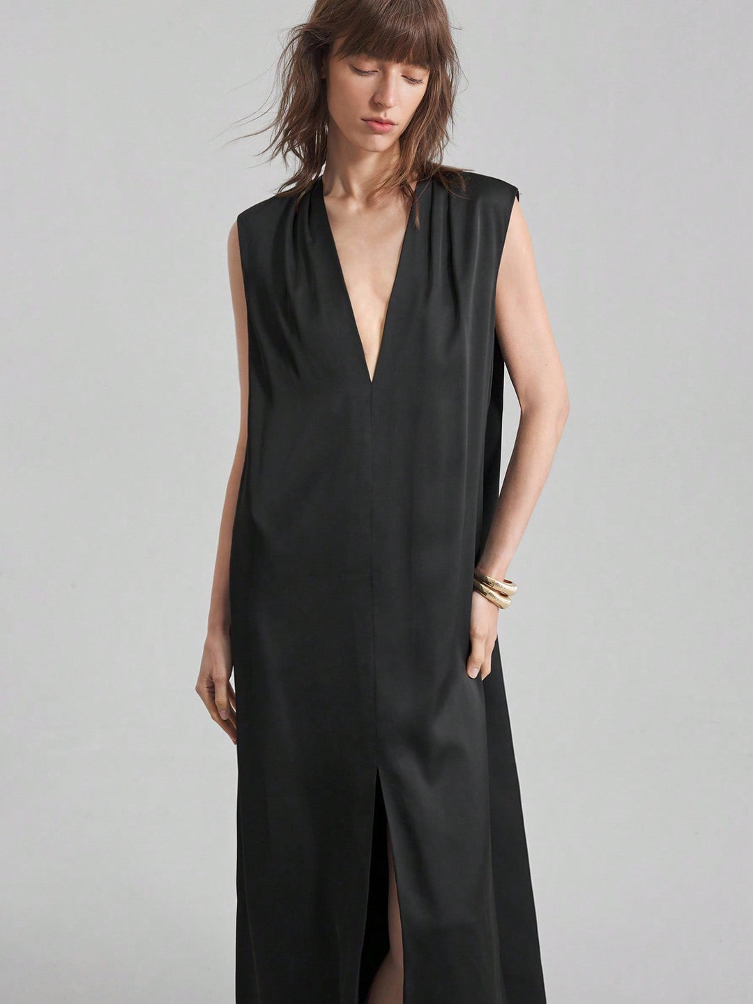 Rochie maxi SHEIN, negru