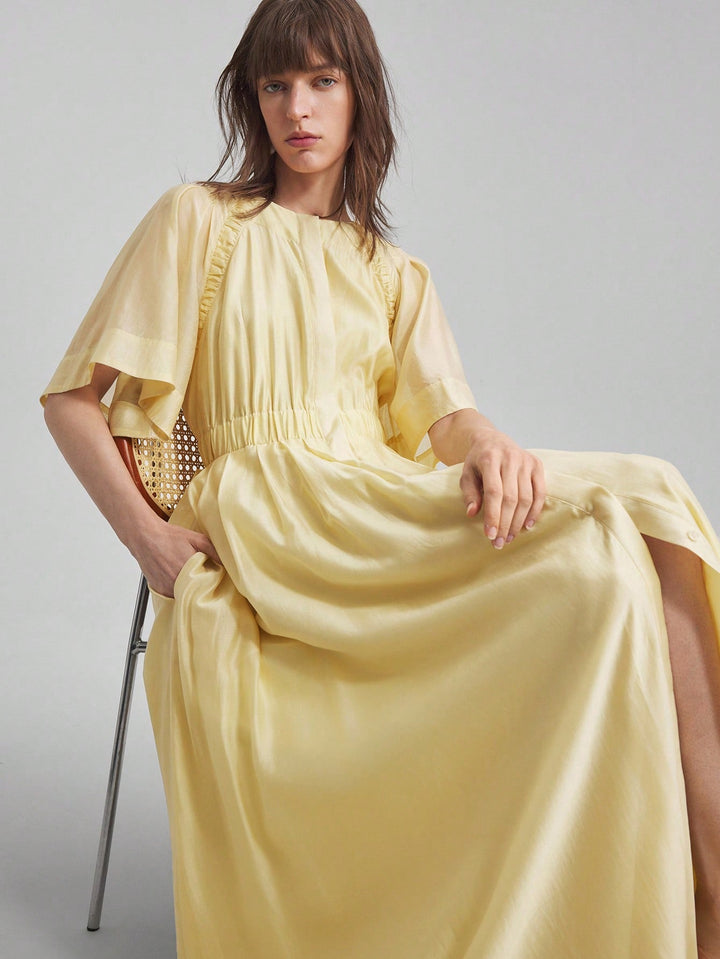 Rochie maxi SHEIN, galben