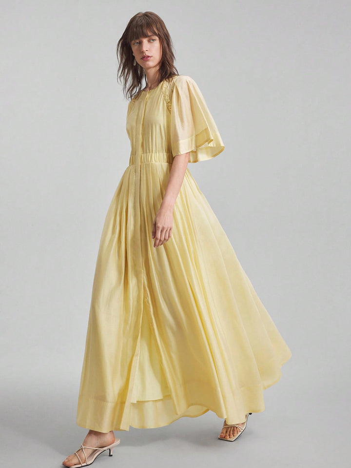 Rochie maxi SHEIN, galben