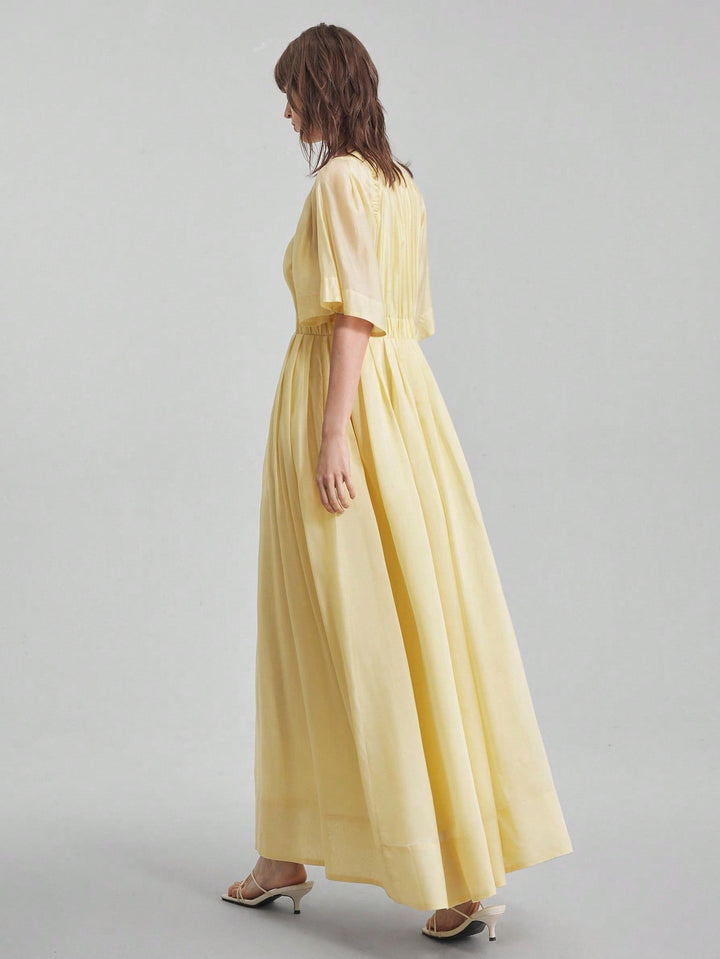 Rochie maxi SHEIN, galben