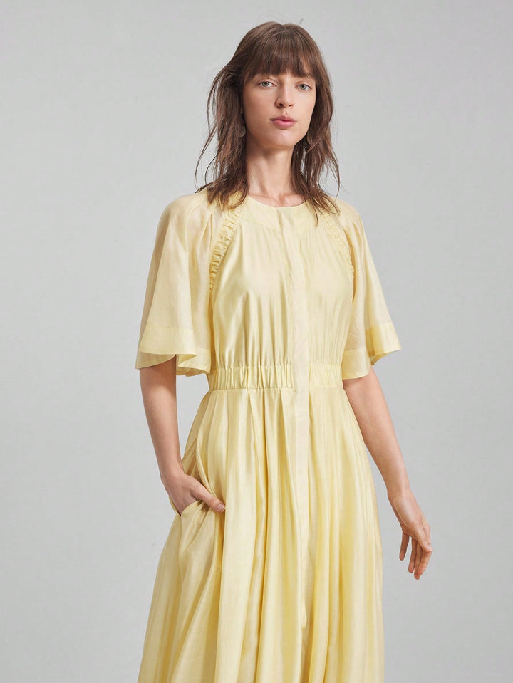 Rochie maxi SHEIN, galben