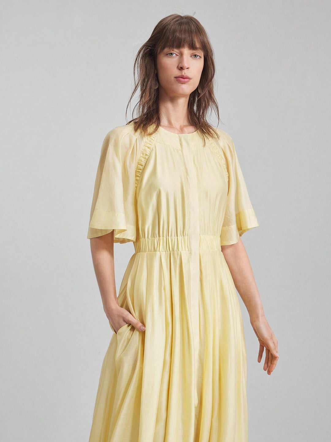 Rochie maxi SHEIN, galben