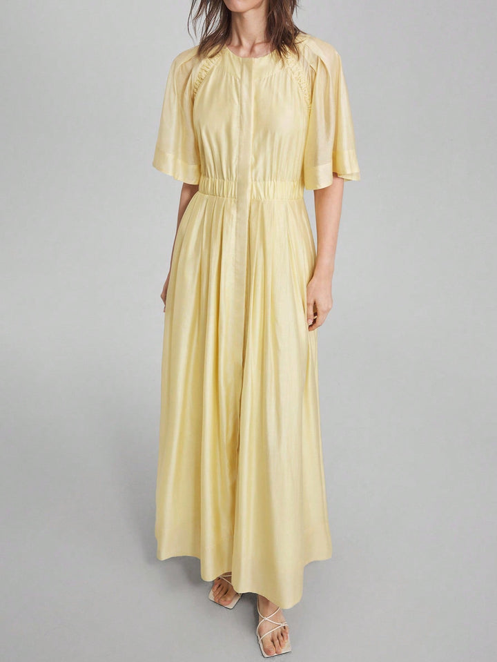 Rochie maxi SHEIN, galben