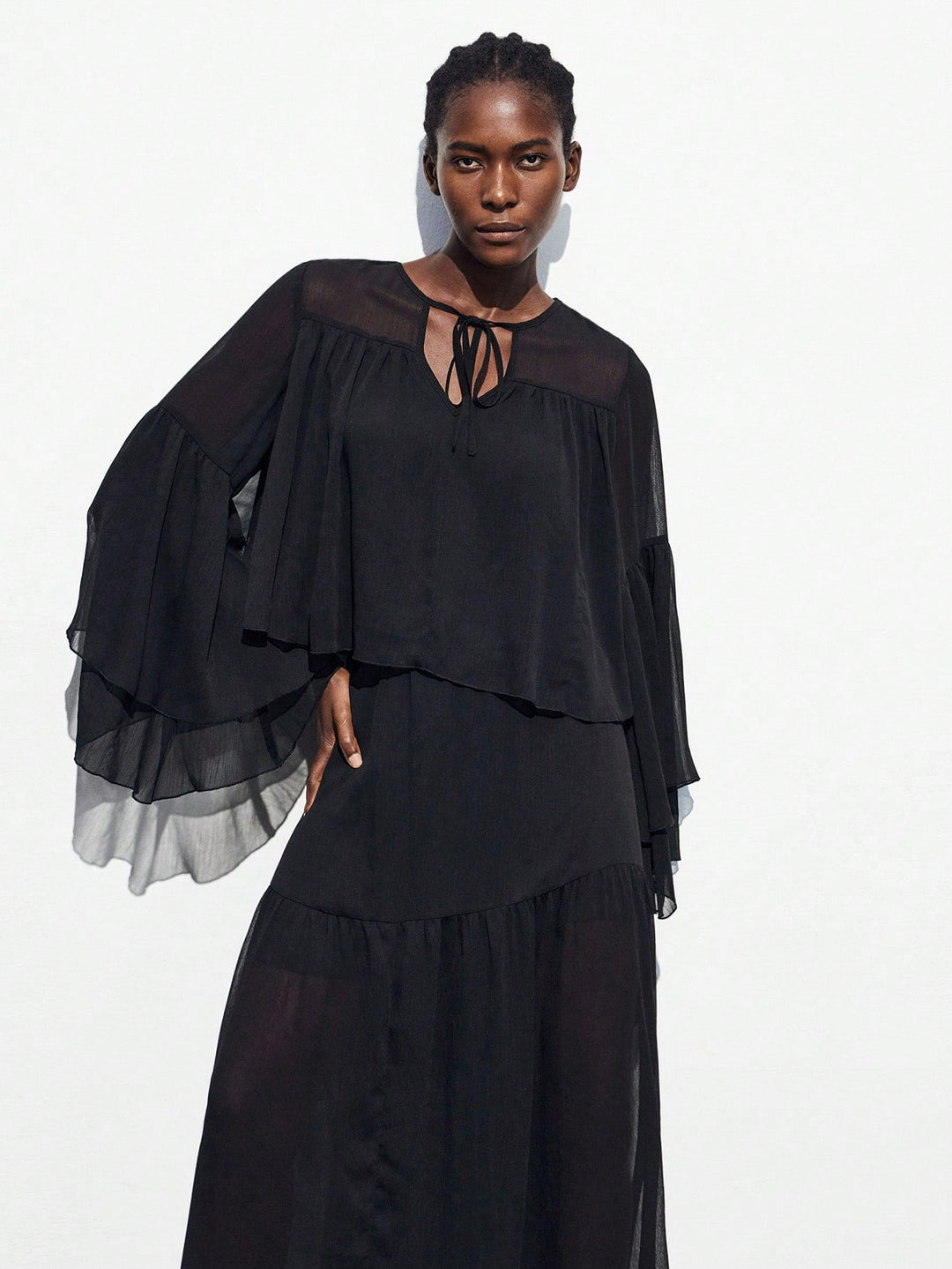 Top SHEIN, negru