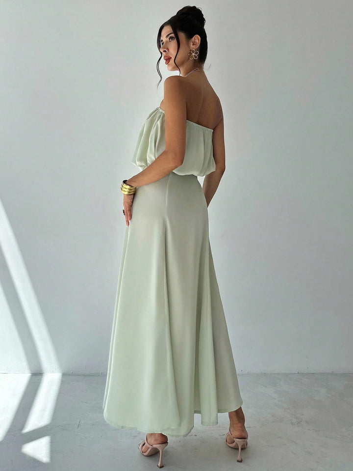 Rochie maxi SHEIN, verde