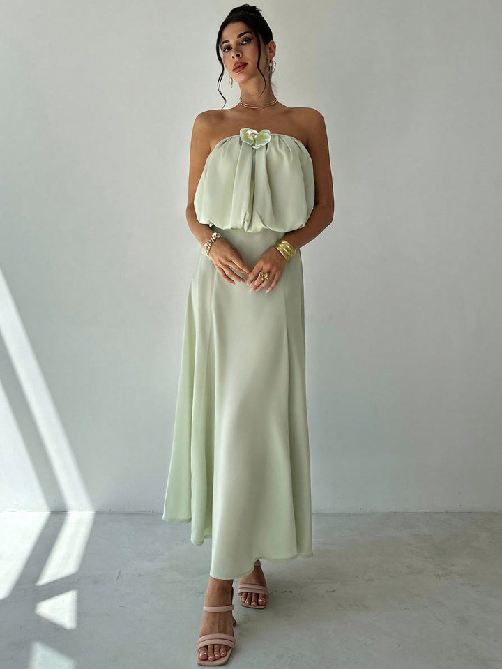 Rochie maxi SHEIN, verde