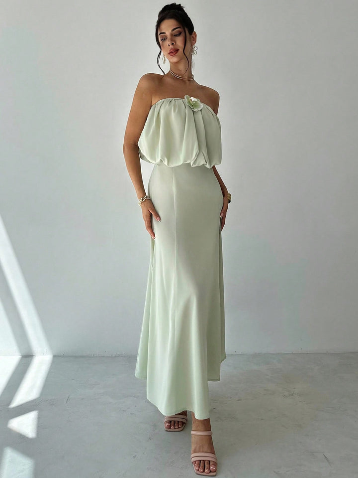 Rochie maxi SHEIN, verde