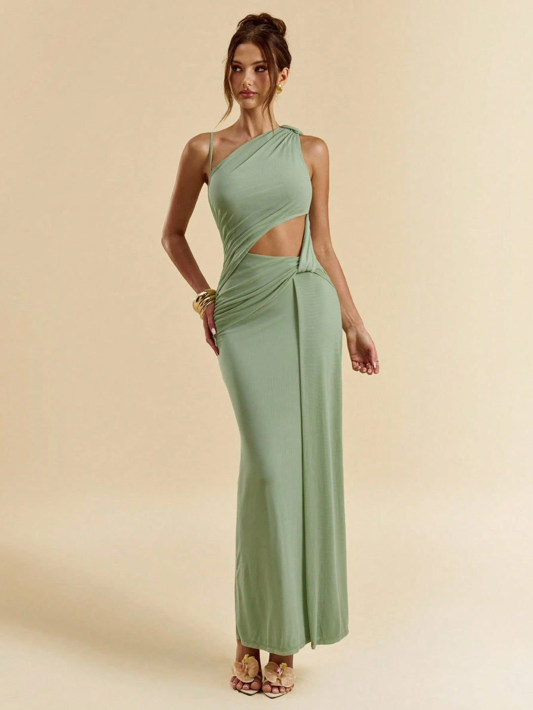 Rochie maxi SHEIN, verde