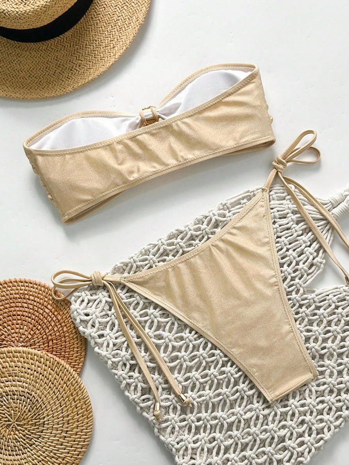Set bikini SHEIN, auriu