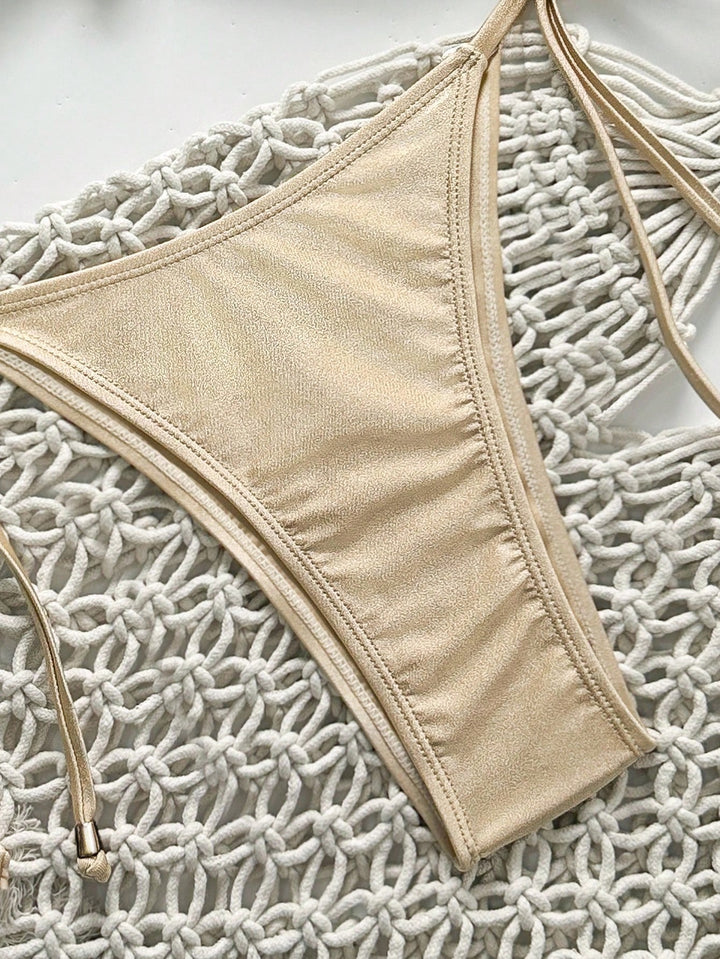 Set bikini SHEIN, auriu