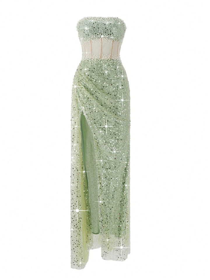Rochie de ocazie SHEIN, verde