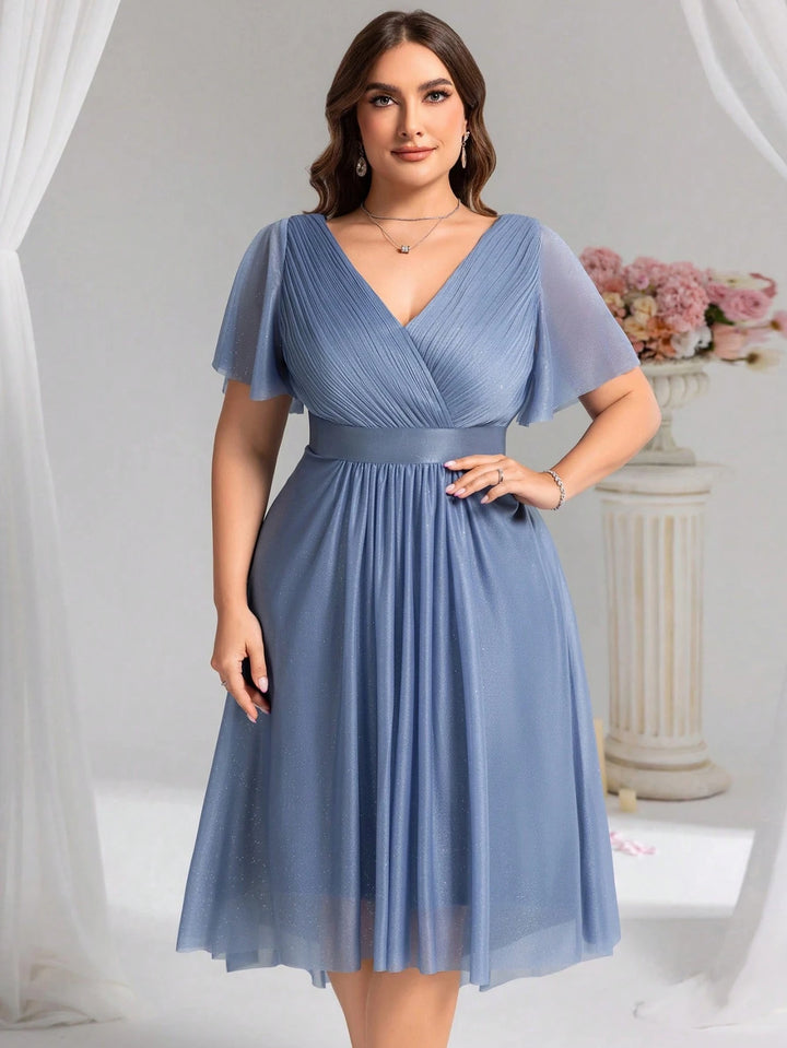 Rochie midi SHEIN, albastru