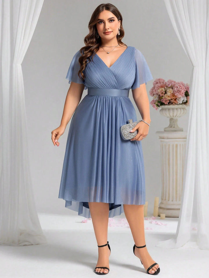 Rochie midi SHEIN, albastru