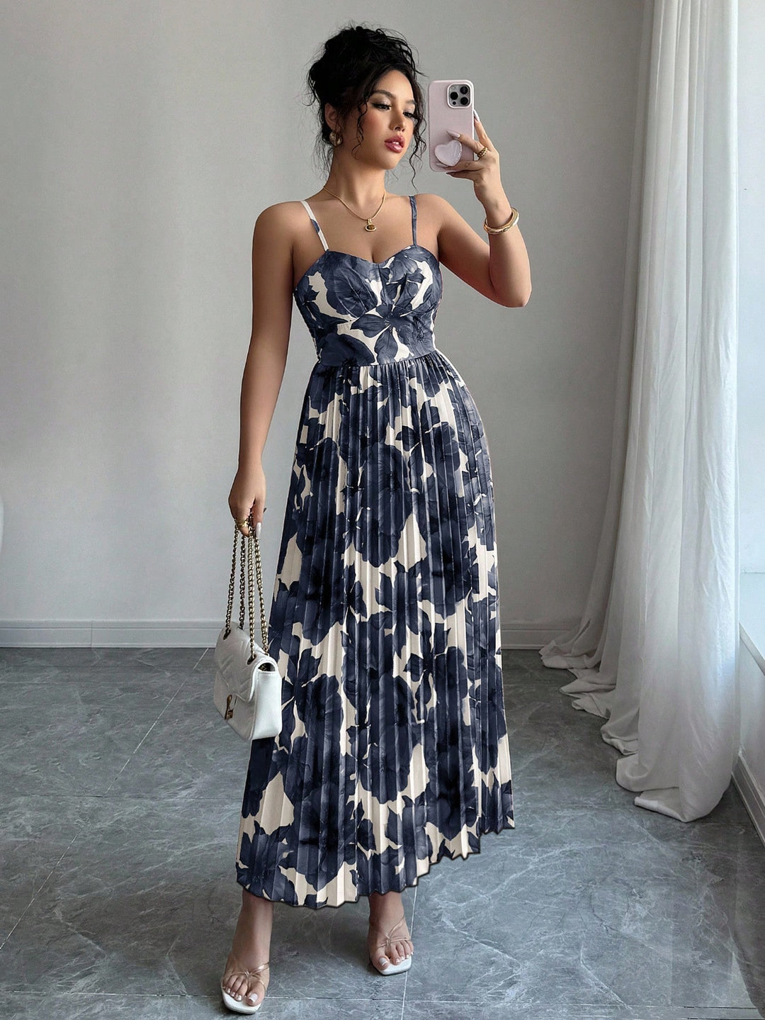 Rochie maxi SHEIN, mix culori