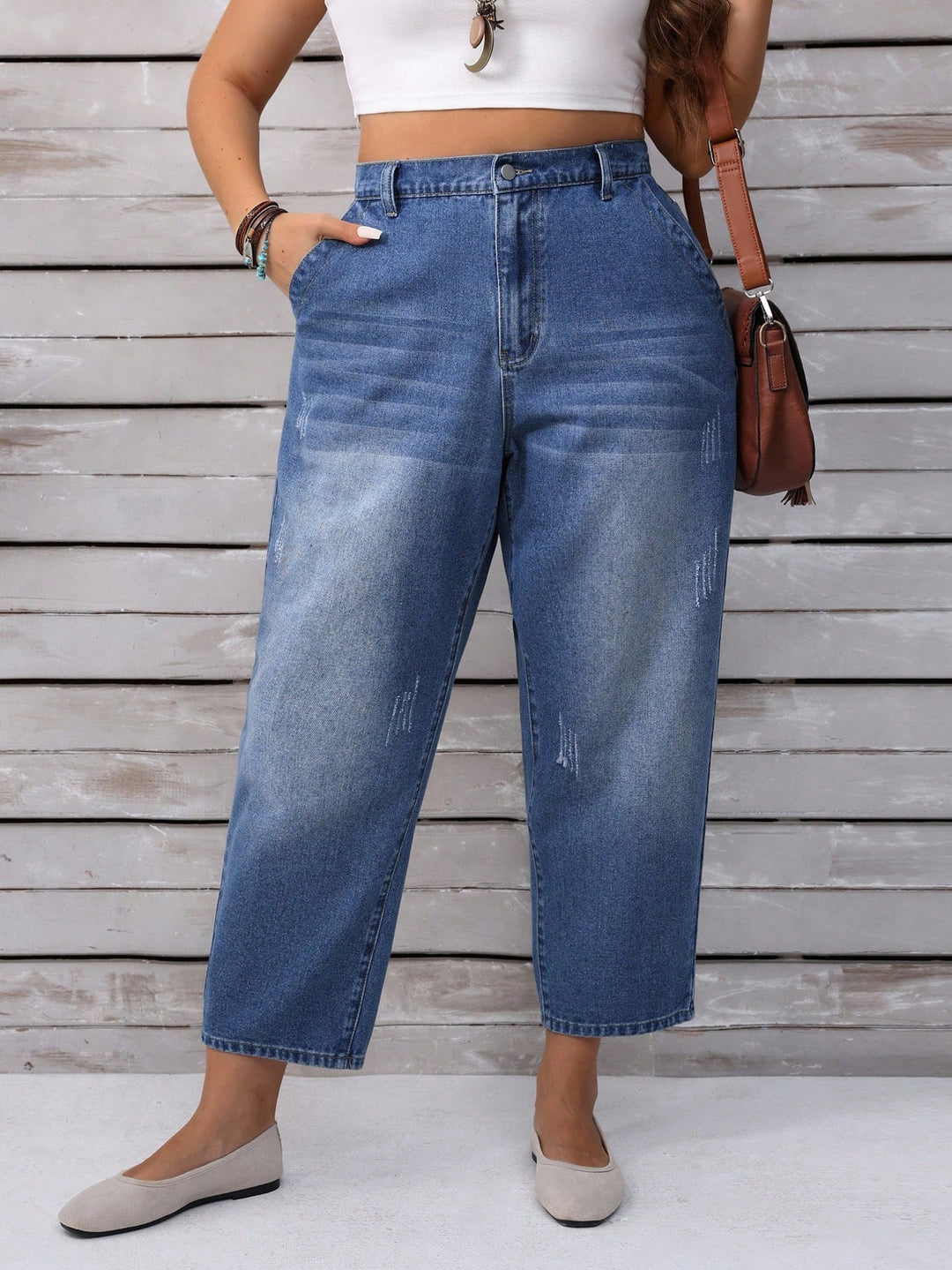 Jeans SHEIN, albastru
