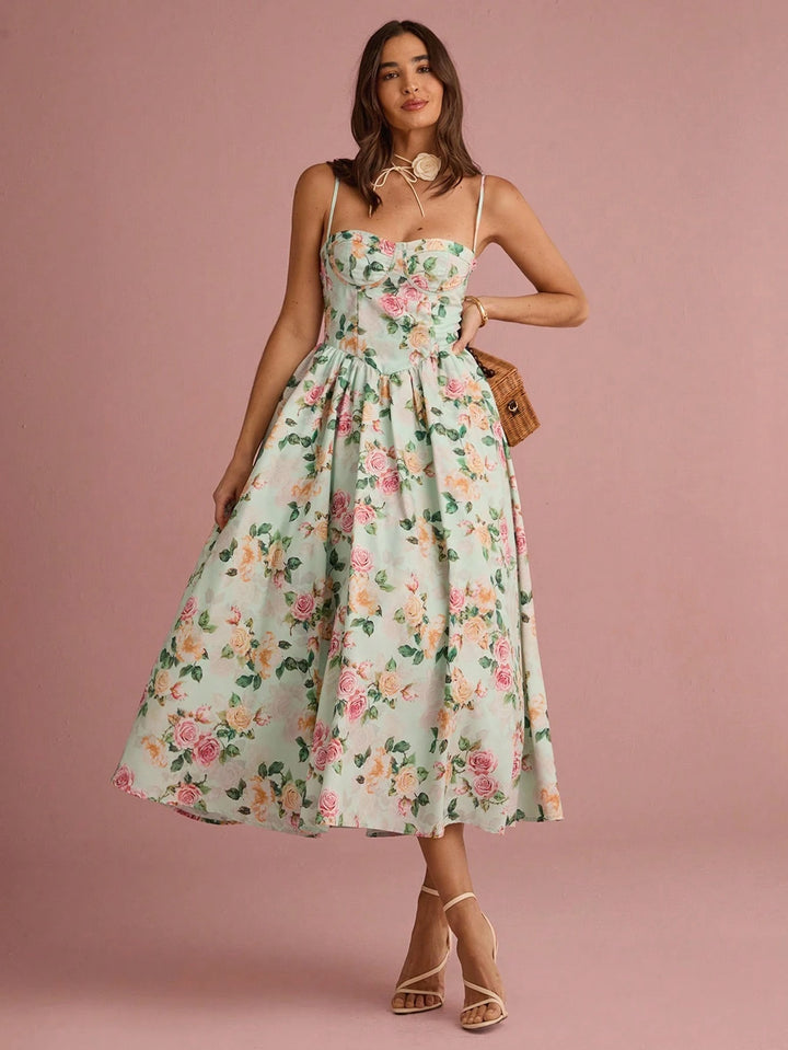 Rochie midi SHEIN, mix culori