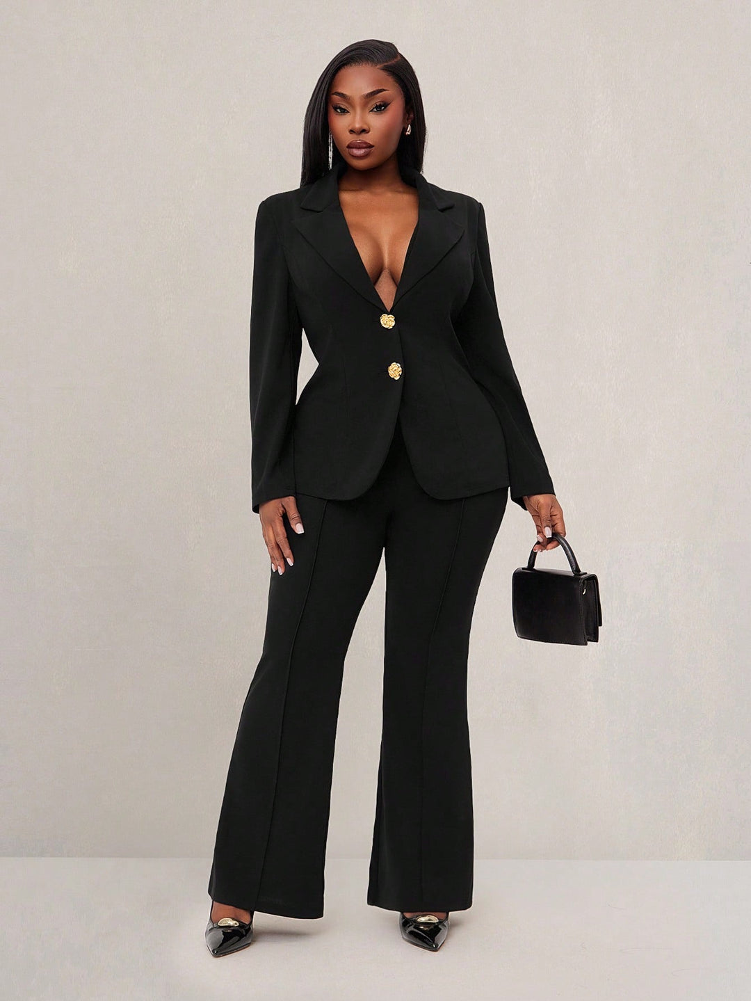 Costum SHEIN, negru